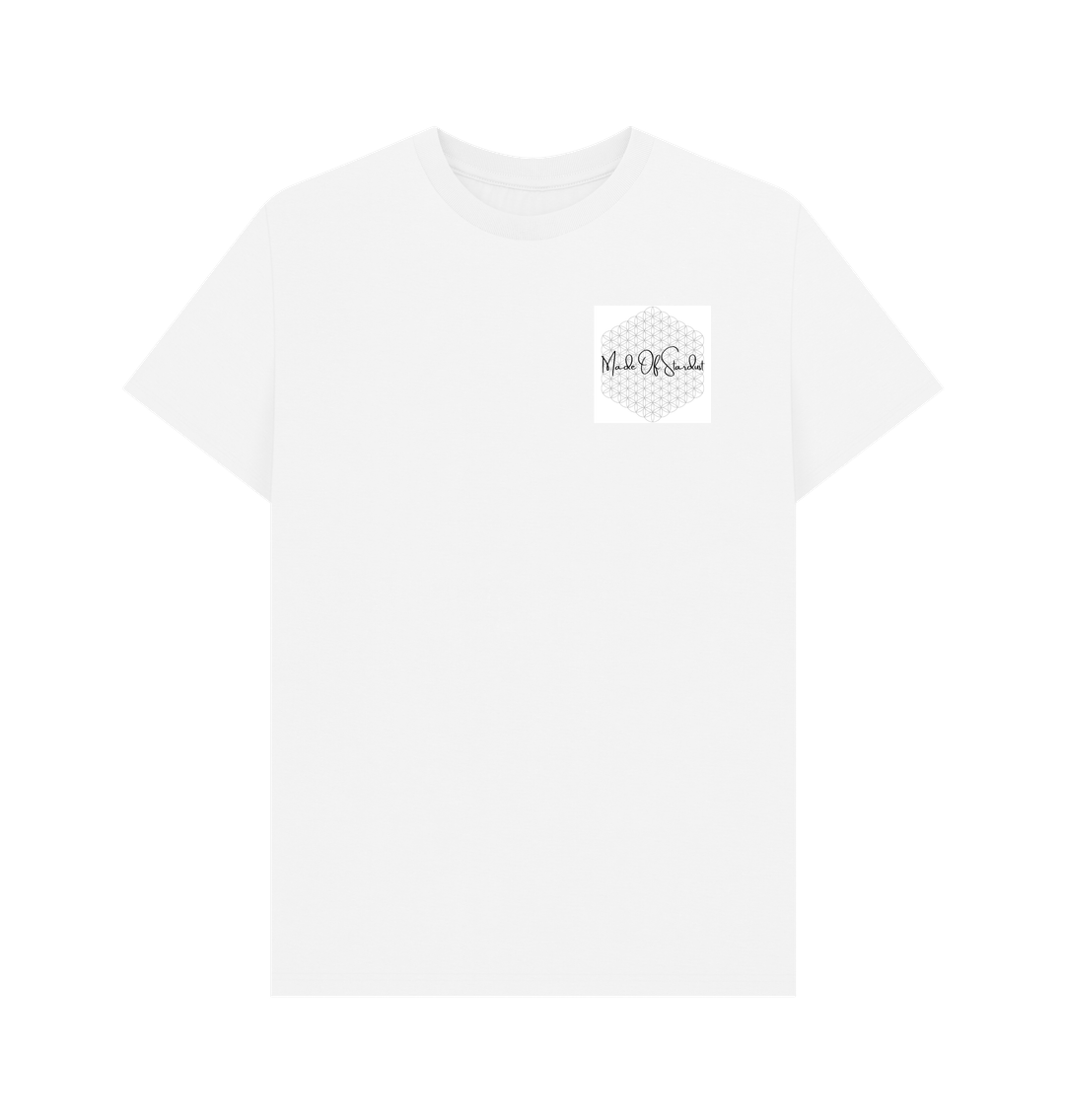 White Made Of Stardust Find Your Sparkle Simple Tee