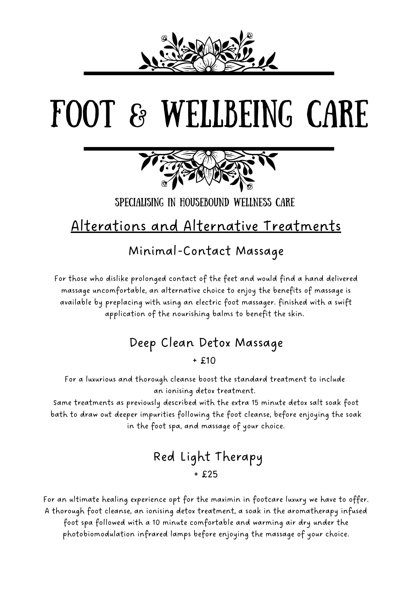 Foot & Wellbeing Care Wednesday