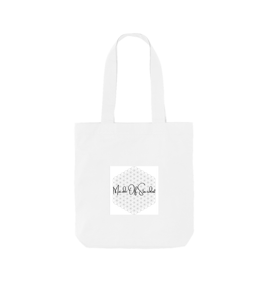 White Made Of Stardust Small Tote Bag